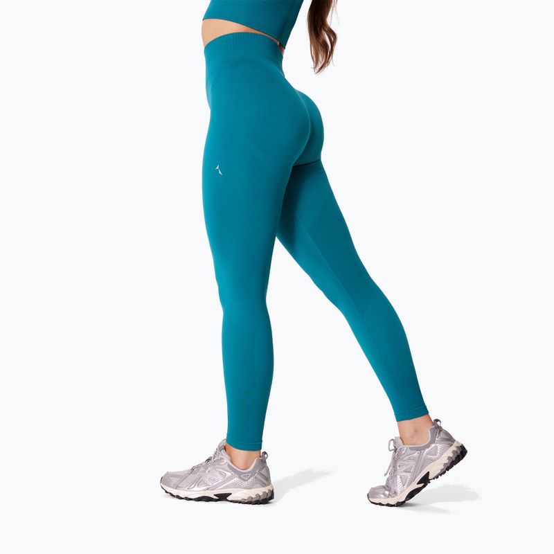 Damen-Trainingsleggings Carpatree Dopamine Buzz Seamless petrol green 5