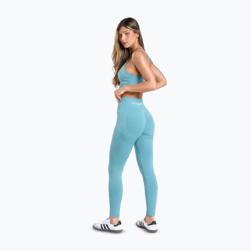 Damen-Trainingsleggings Carpatree Allure Seamless milky blue 4