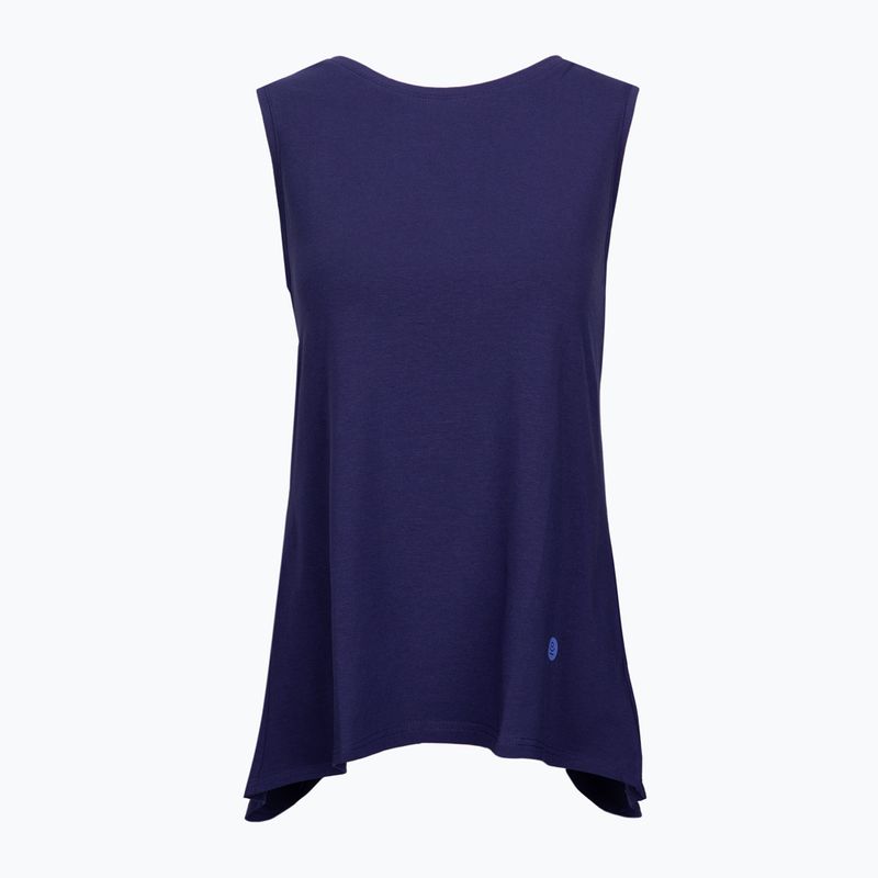 Damen Yoga Top Moonholi Galaxy Open Back Tank blau 216