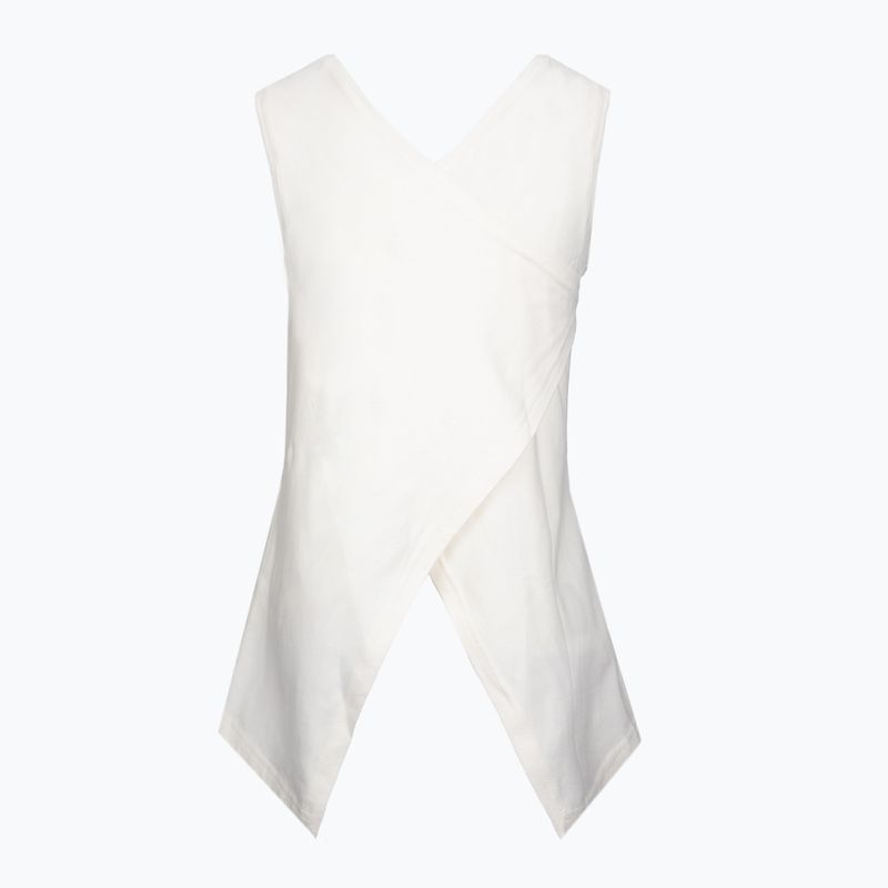 Damen Yoga Top Moonholi Galaxy Open Back Tank weiß 217 2
