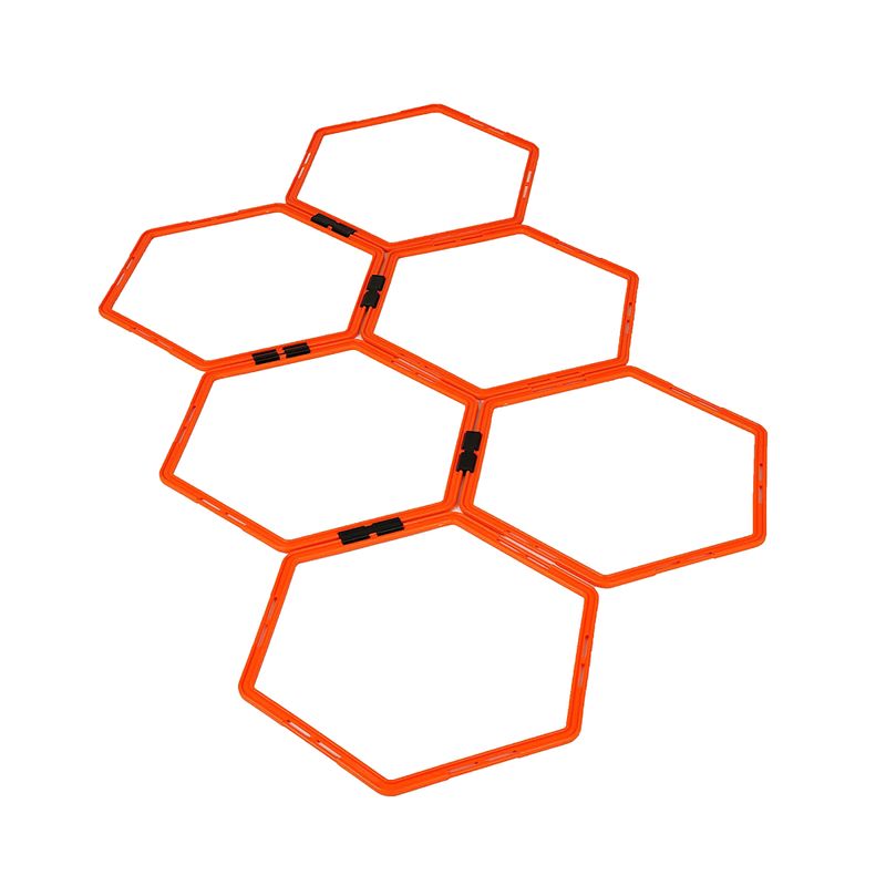 Yakimasport kombinierte Koordination Räder Hexa Reifen 6 Stück orange 100268