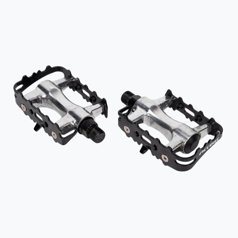 ACCENT Basic Fahrradpedale silber/schwarz