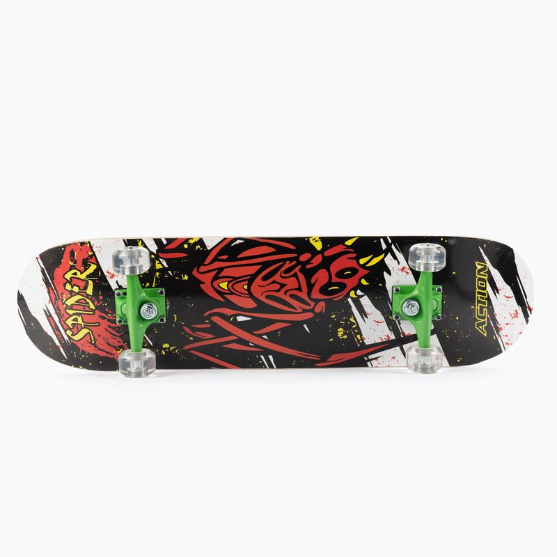 Mechanik klassisches Skateboard SPIDER 31 rot Pro-SP31