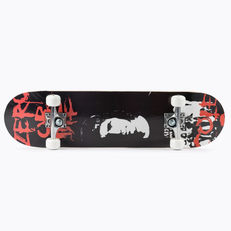 Mechanics klassisches Trainingsskateboard schwarz/rot TR31