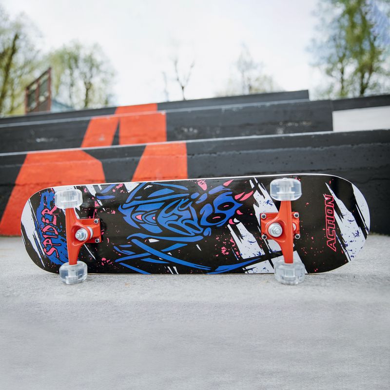 Mechanik professionelle klassische Skateboard SPIDER 31 blau Pro-SP31