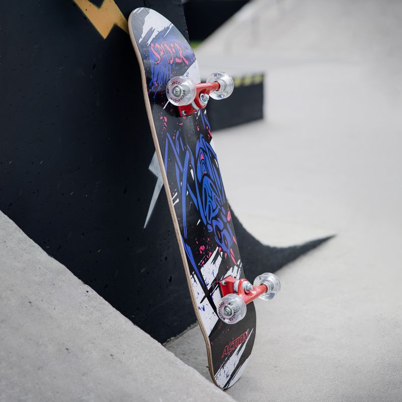 Mechanik professionelle klassische Skateboard SPIDER 31 blau Pro-SP31