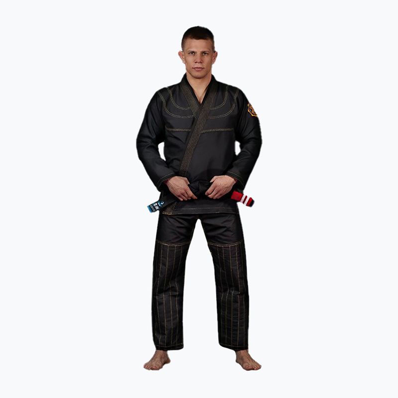 GI für Brazilian Jiu-Jitsu Herren Ground Game Champion 2.0 schwarz GICHNEWBLAA1