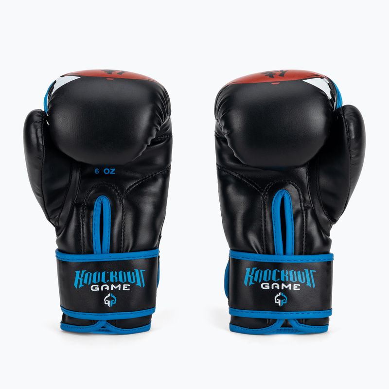 Ground Game Prodigy Kinder Boxhandschuhe schwarz und blau 2