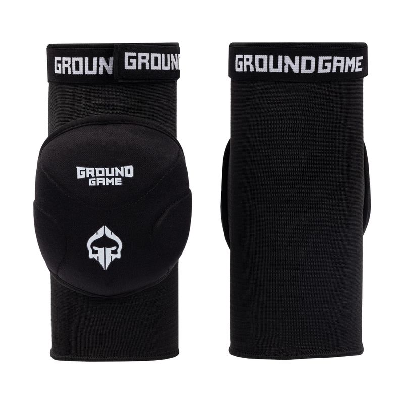 GroundGame BJJ Knieschützer schwarz BJJKNEEPADS