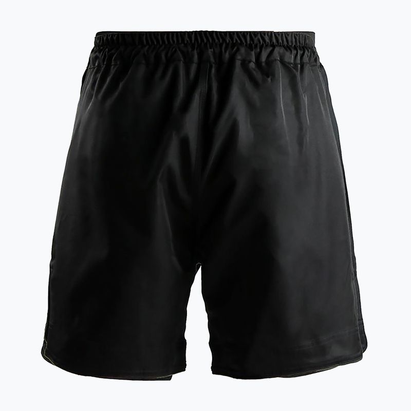 Herren Ground Game MMA Athletic Gold Shorts schwarz MMASHOATHGOLD 3