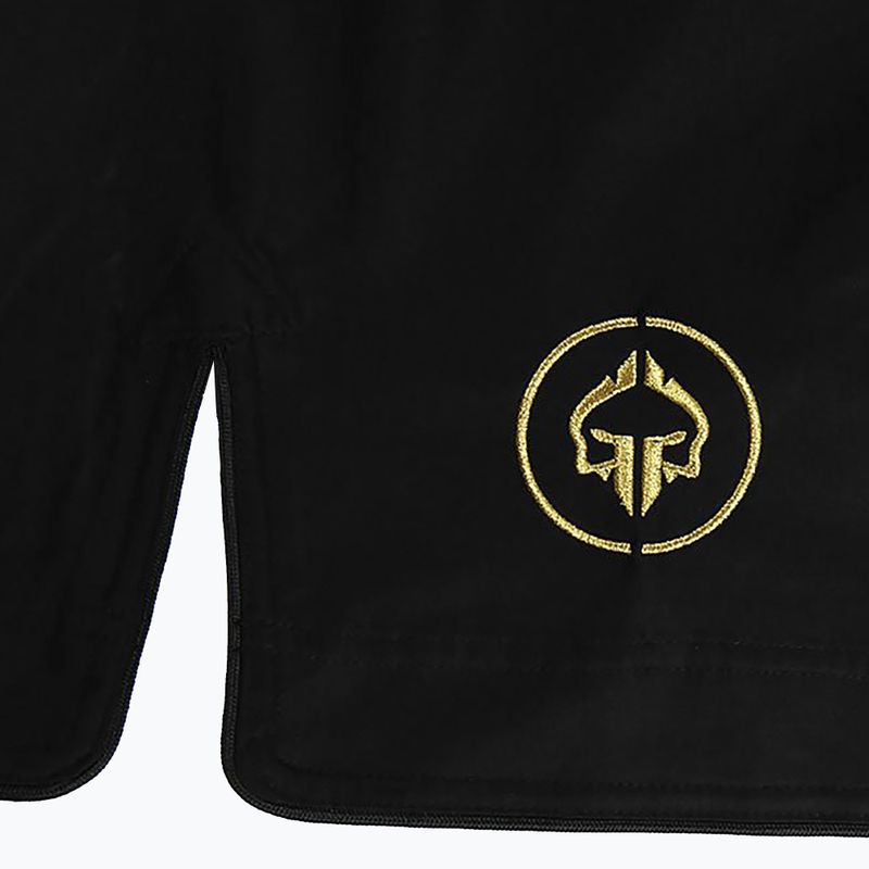 Herren Ground Game MMA Athletic Gold Shorts schwarz MMASHOATHGOLD 6