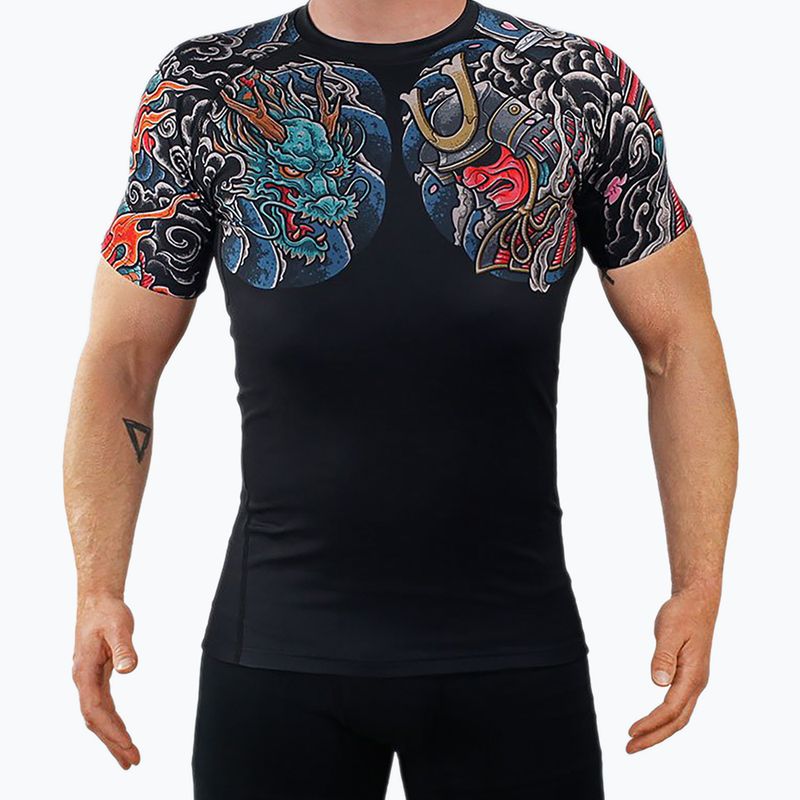Ground Game Bushido 3.0 Herren Rashguard schwarz RASHBUSH3SSBLA