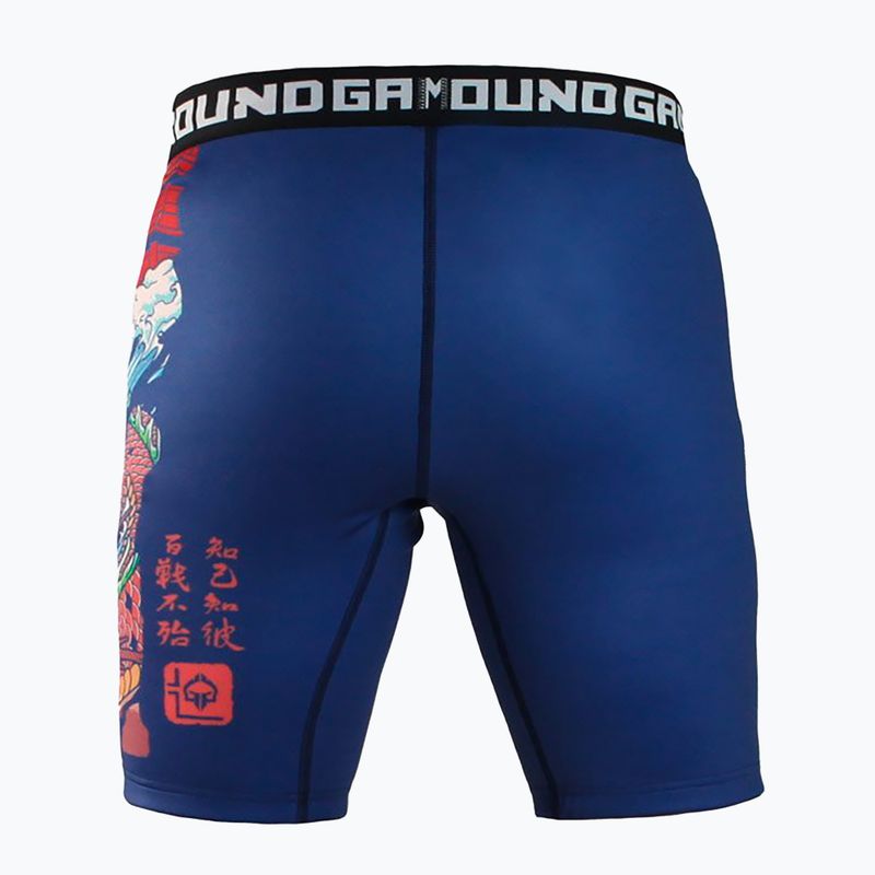 Ground Game Vale Tudo Tatakai Herren Trainingsshorts blau 4