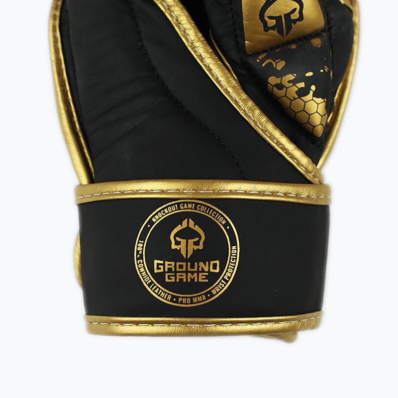 GroundGame MMA Käfig Gold Gold Sparring Handschuhe MMASPARGLOCGOL 5