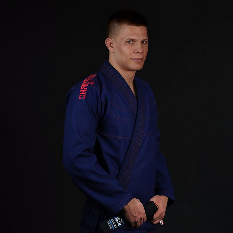 GI für Brazilian Jiu-Jitsu Herren GroundGame Champion 2.0 navy blau GICHNEWNAVA1 5