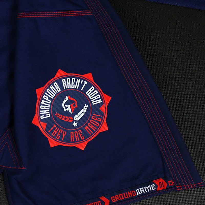 GI für Brazilian Jiu-Jitsu Herren GroundGame Champion 2.0 navy blau GICHNEWNAVA1 9