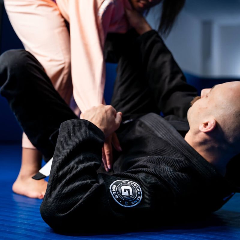 GI für brasilianisch Jiu-Jitsu Herren Ground Game Gamer schwarz GIGAMERBLA 5