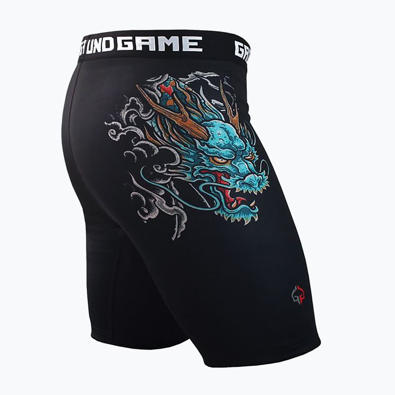 Ground Game Vale Tudo Bushido 3.0 Herren-Trainingsshorts schwarz/multicolour 3