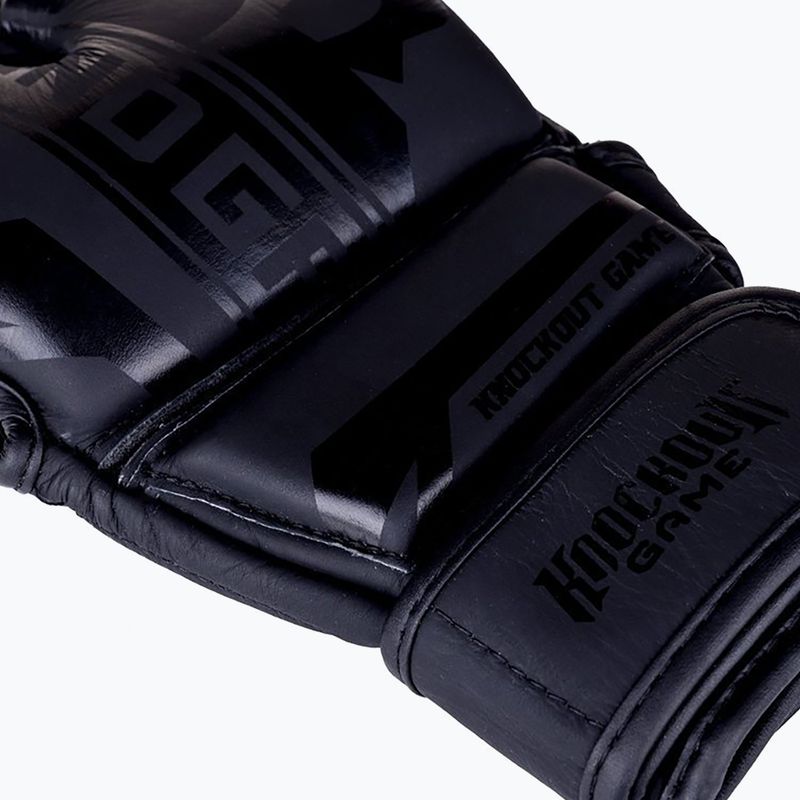 Handschuhe MMA Ground Game MMA Stripe Black Schwarz