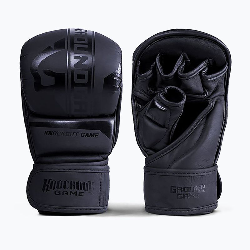 Ground Game MMA Sparring Handschuhe MMA Stripe Schwarz 21MMASPARGLOSTRBL 7