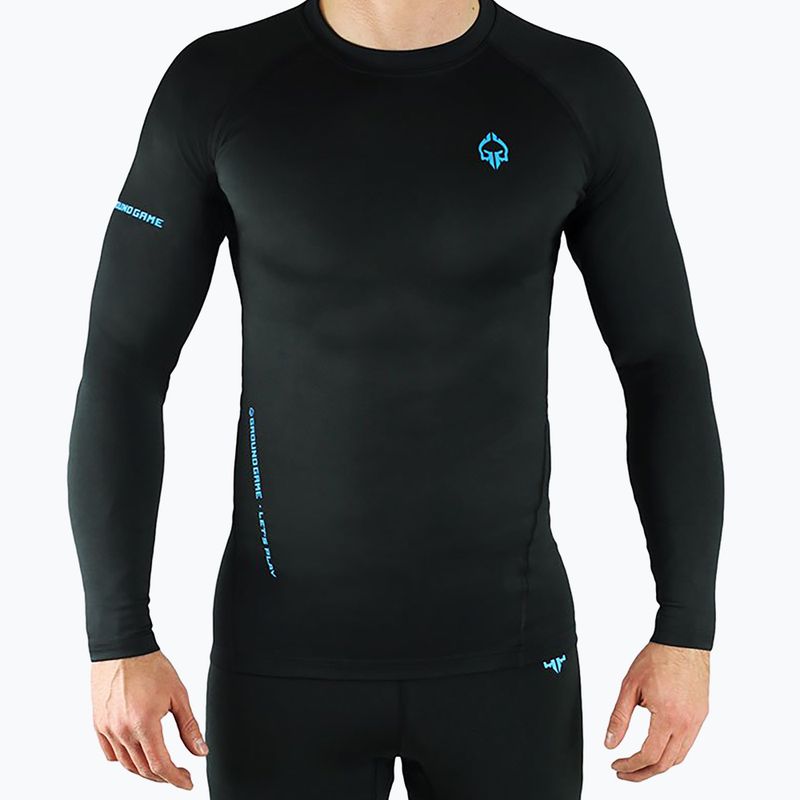 Men's Ground Game Athletic 3.0 Rashguard schwarz RASHATH3LS