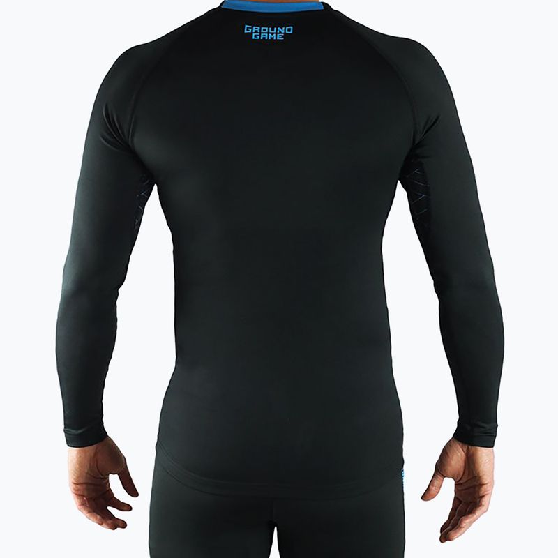 Men's Ground Game Athletic 3.0 Rashguard schwarz RASHATH3LS 3