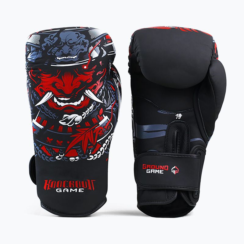 Ground Game  Samurai  Boxhandschuhe schwarz 21BOXGLOSAM10