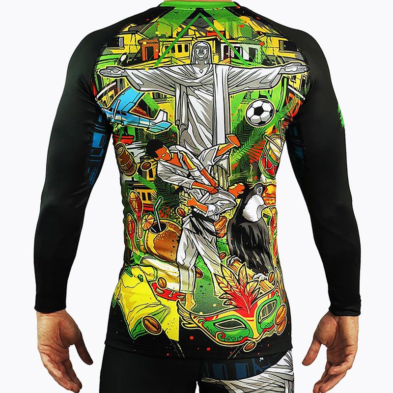 Herren Rashguard Ground Game Brasil Farbe 21RASHBRALS