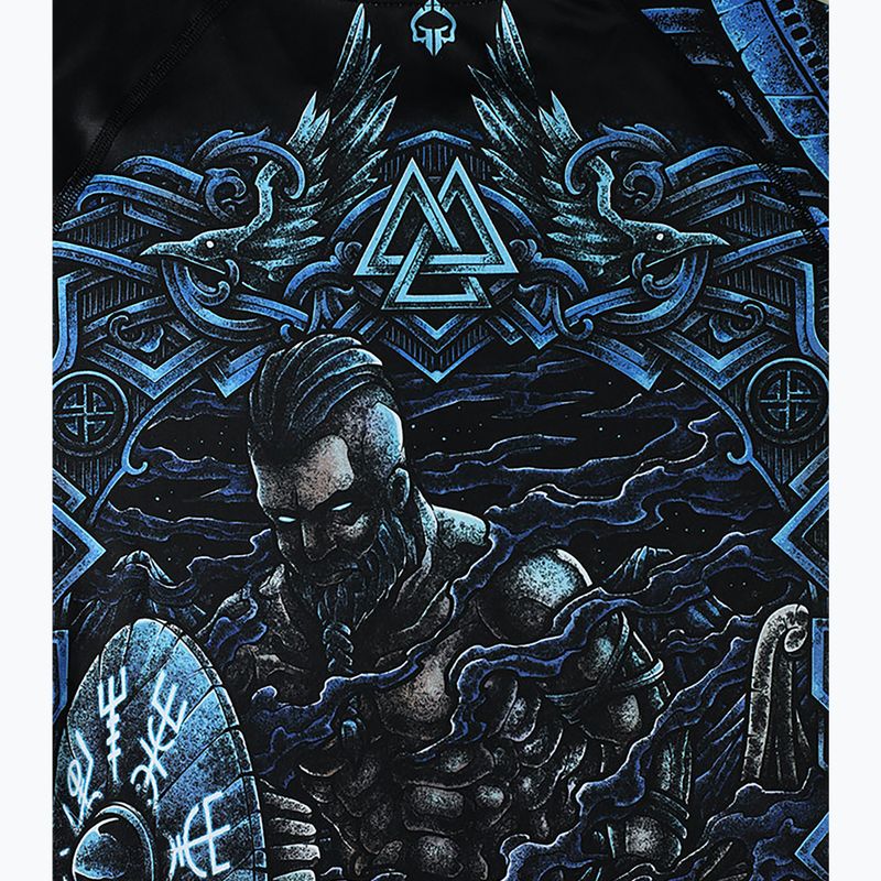 Herren Ground Game Viking Rashguard schwarz-blau 21RASHVIKLS 6
