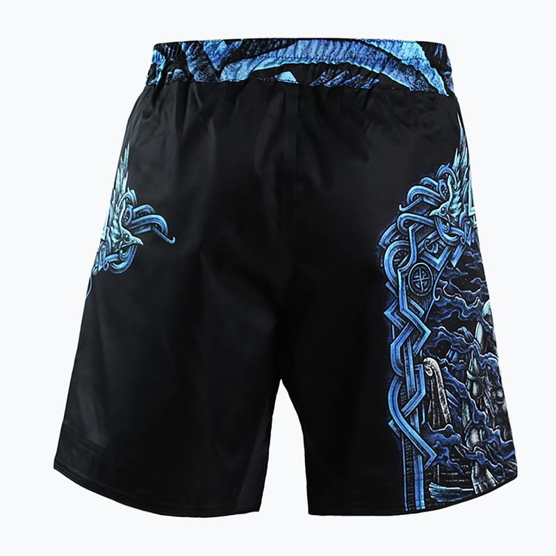 Herren Ground Game MMA Trainingsshorts Viking schwarz 2