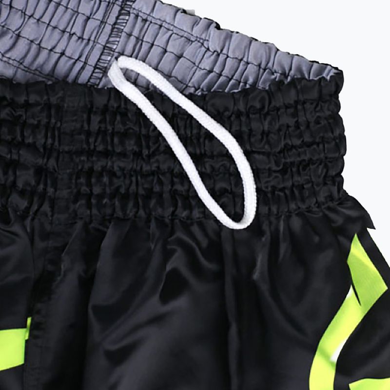 Herren Ground Game Muay Thai Neon Trainingsshorts schwarz/grün neon 6