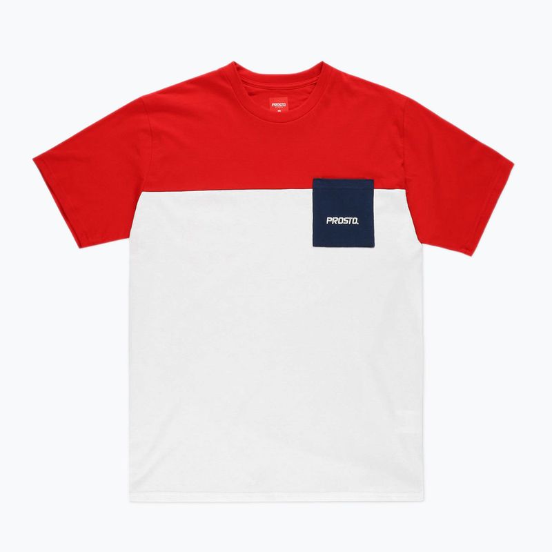 Herren T-Shirt PROSTO Pockes rot KL222MTEE111