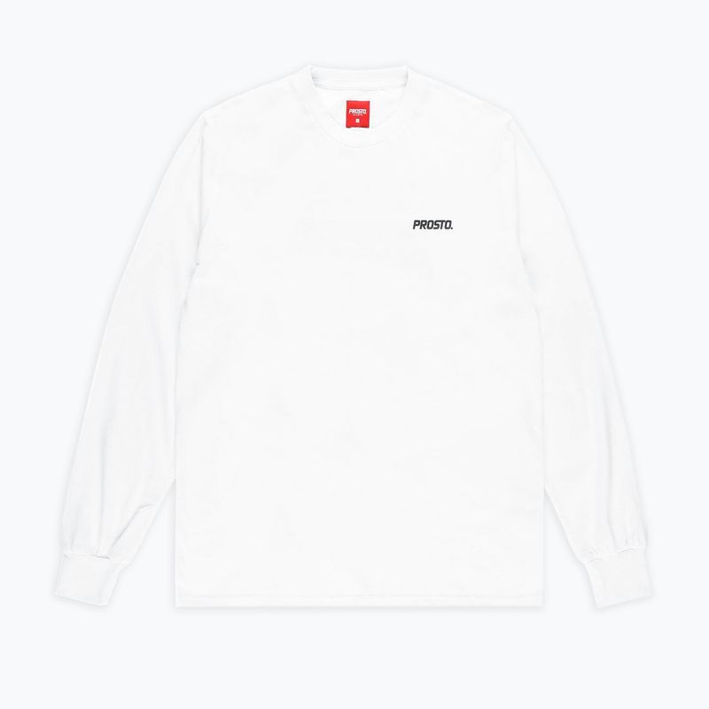 Longsleeve Herren PROSTO Typeskur LS weiß KL222MTEE271