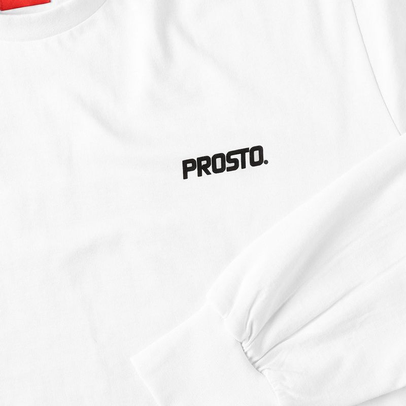 Longsleeve Herren PROSTO Typeskur LS weiß KL222MTEE271