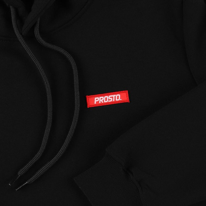 Sweatshirt mit kapuze Herren PROSTO Plelog schwarz KL222MSWE213 3