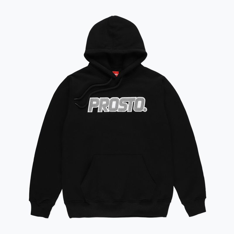 Sweatshirt mit kapuze Herren PROSTO Logon schwarz KL222MSWE271