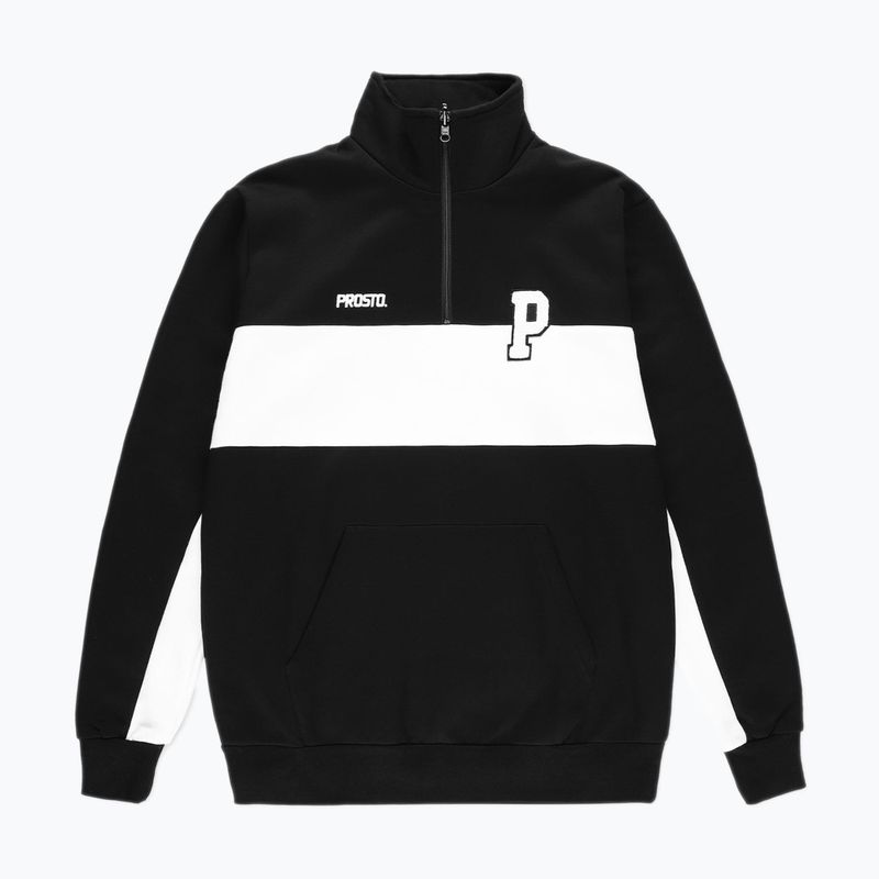 Sweatshirt Herren PROSTO Half Zip Sweatshirt schwarz KL222MSWE1132