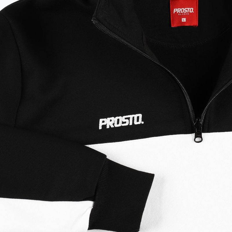 Sweatshirt Herren PROSTO Half Zip Sweatshirt schwarz KL222MSWE1132 4