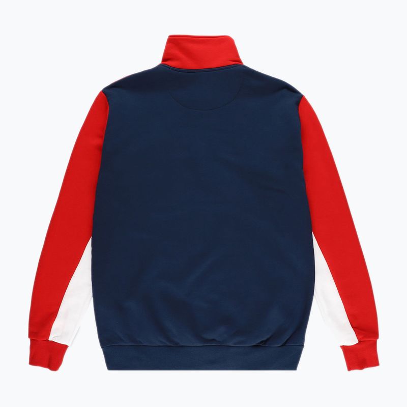 Sweatshirt Herren PROSTO Half Zip Sweatshirt rot KL222MSWE1133 2