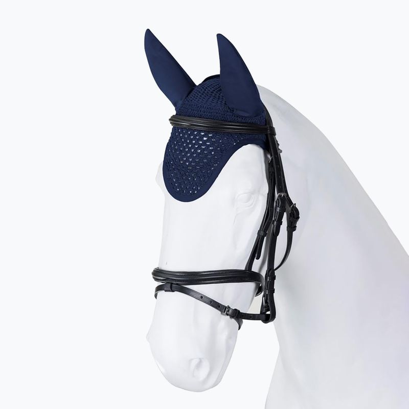 Ohrenschützer für Pferde TORPOL TOP LUX navy blau 3951-M-ST-01