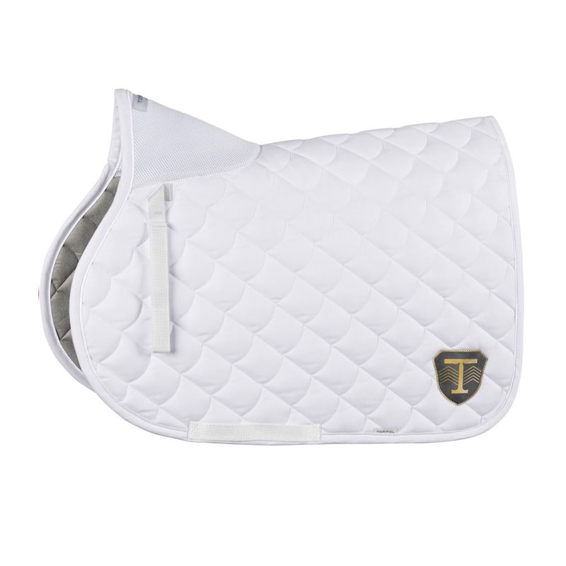 Springmütze für Pferd TORPOL One Cut weiß 374-002