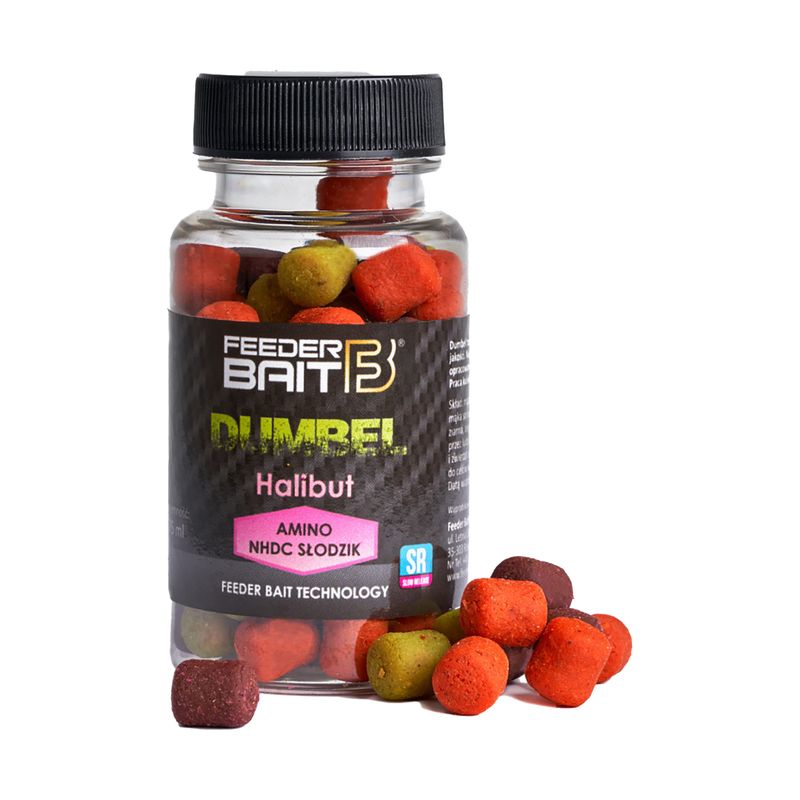 Dumbells Feeder Bait Heilbutt 10 mm 75 ml FB5-2 Haken Köder