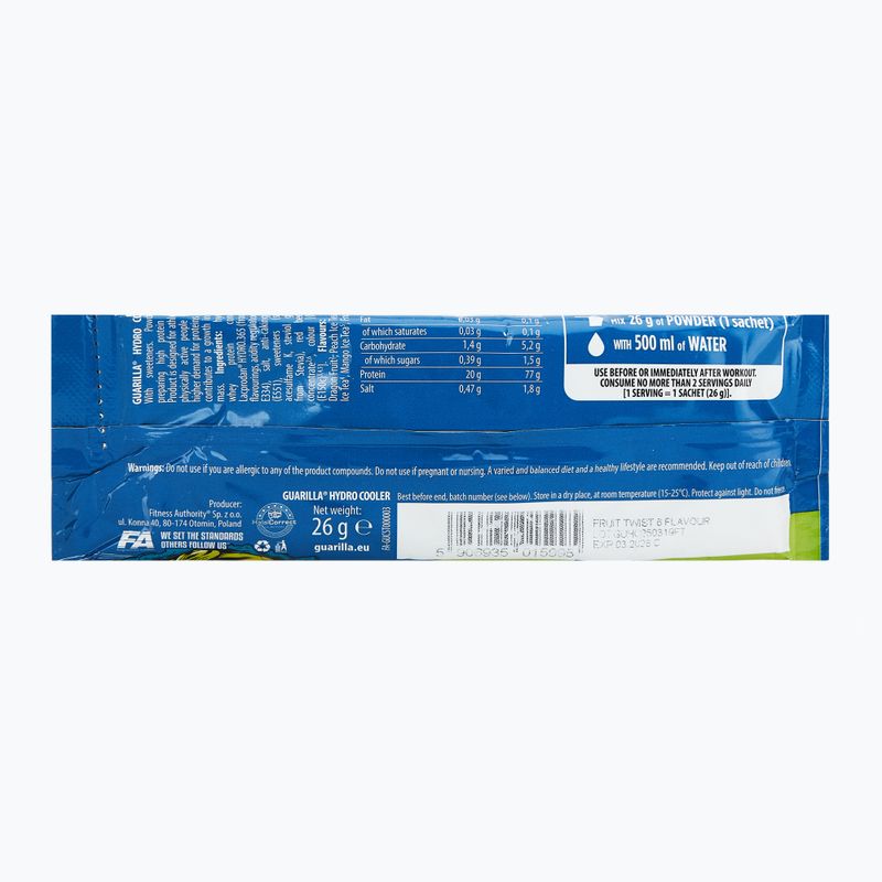 Fitness Authority Guarilla Hydro Cooler 26 g Frucht-Twist Protein Ergänzung 2
