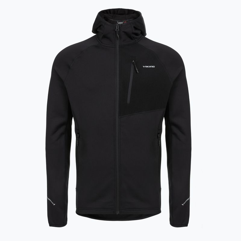 Herren-Trekkingpullover Viking Arbaz black