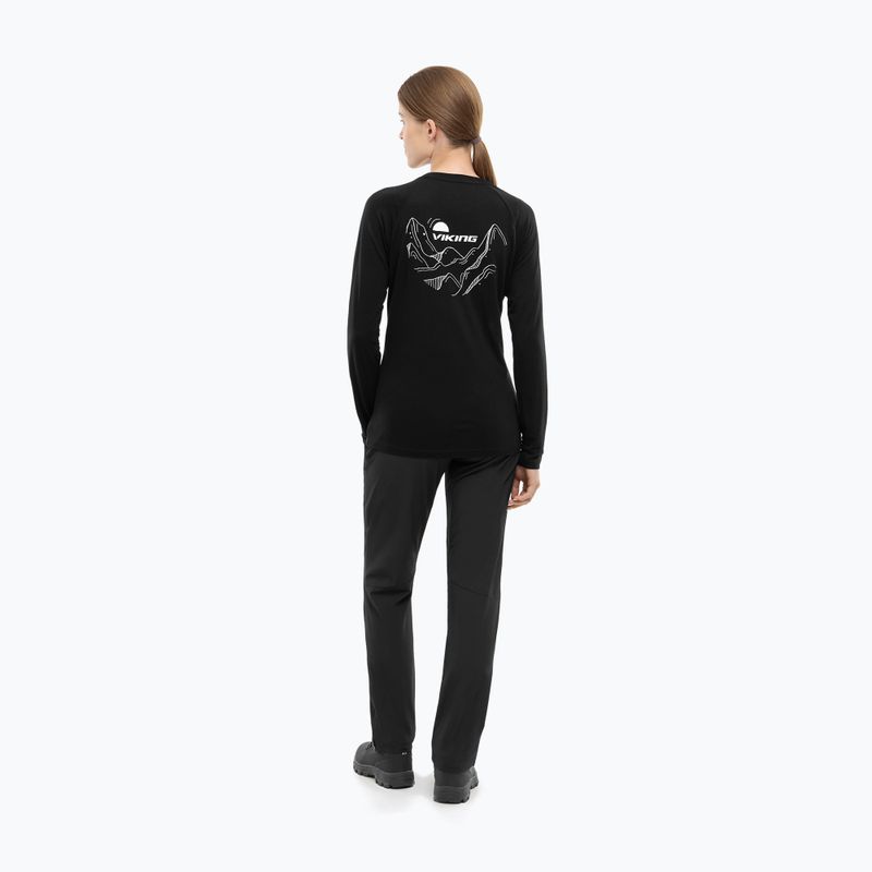 Damen Thermoaktivshirt Viking Andali schwarz 3