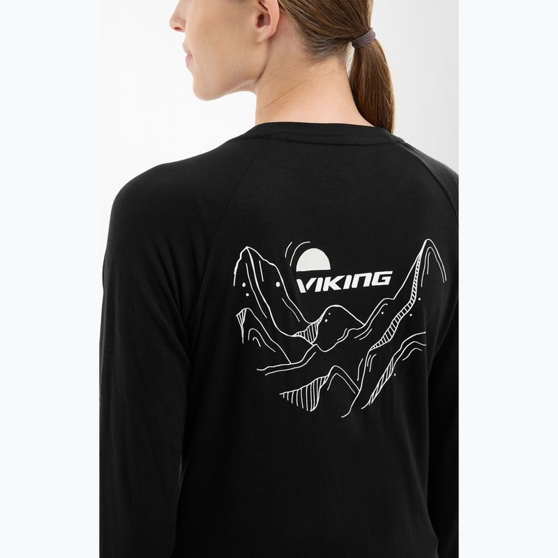 Damen Thermoaktivshirt Viking Andali schwarz 5