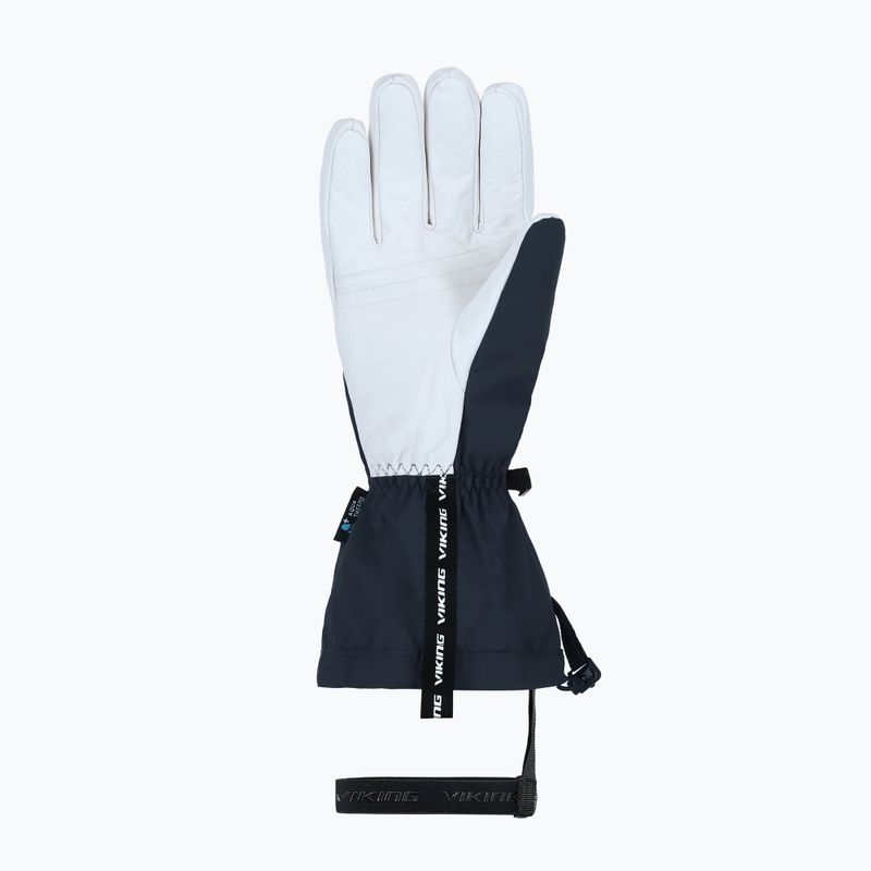 Herren Skihandschuhe Viking Sven Ski navy/white Leder 9