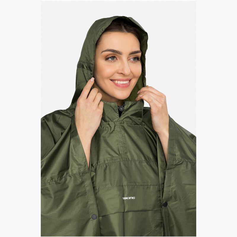 Regenponcho Viking Vesper Backpack olive 5