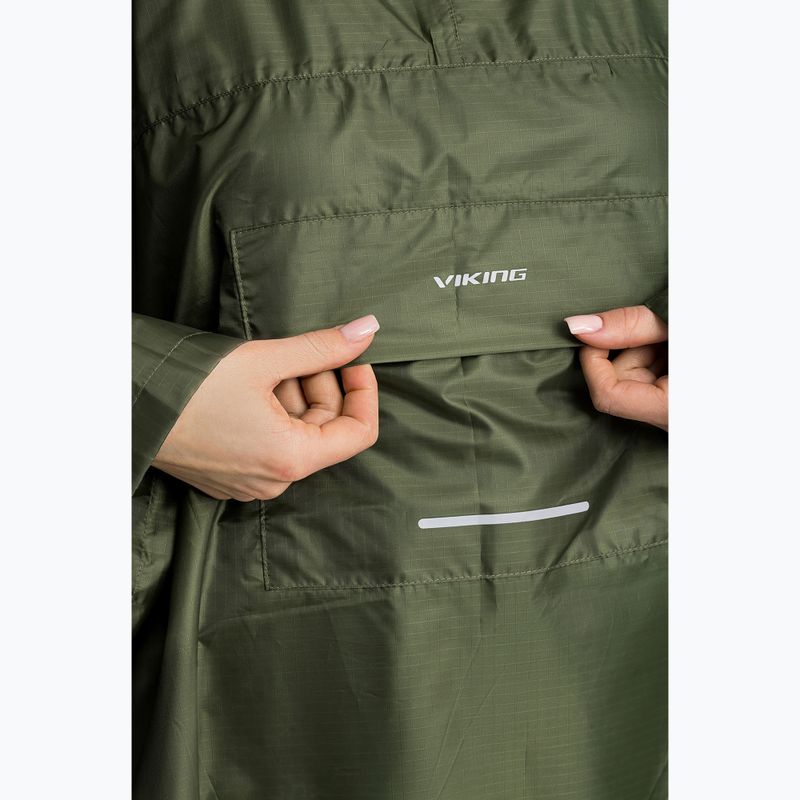 Regenponcho Viking Vesper Backpack olive 6