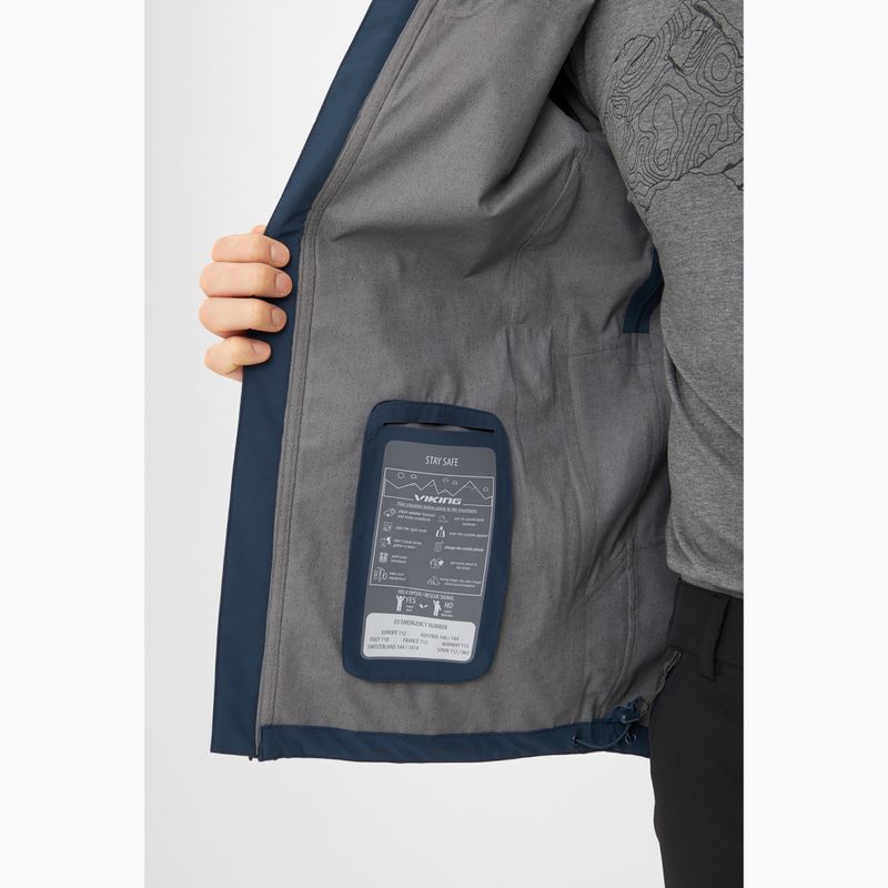 Herren-Regenjacke Viking Trek Pro 2.5 navy 7